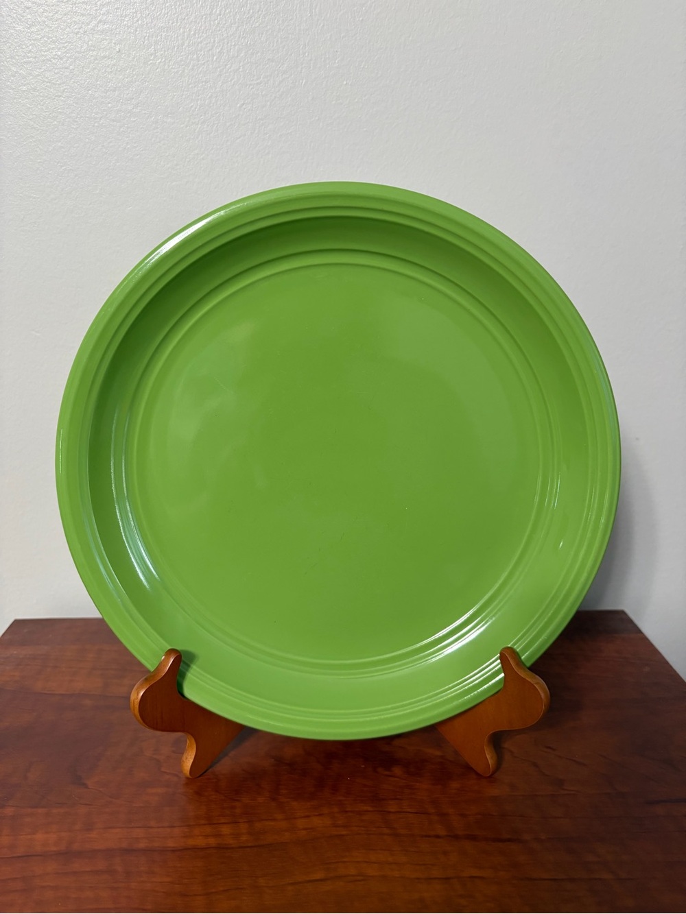 Mainstays Bright Green Ceramic Dinner Plate